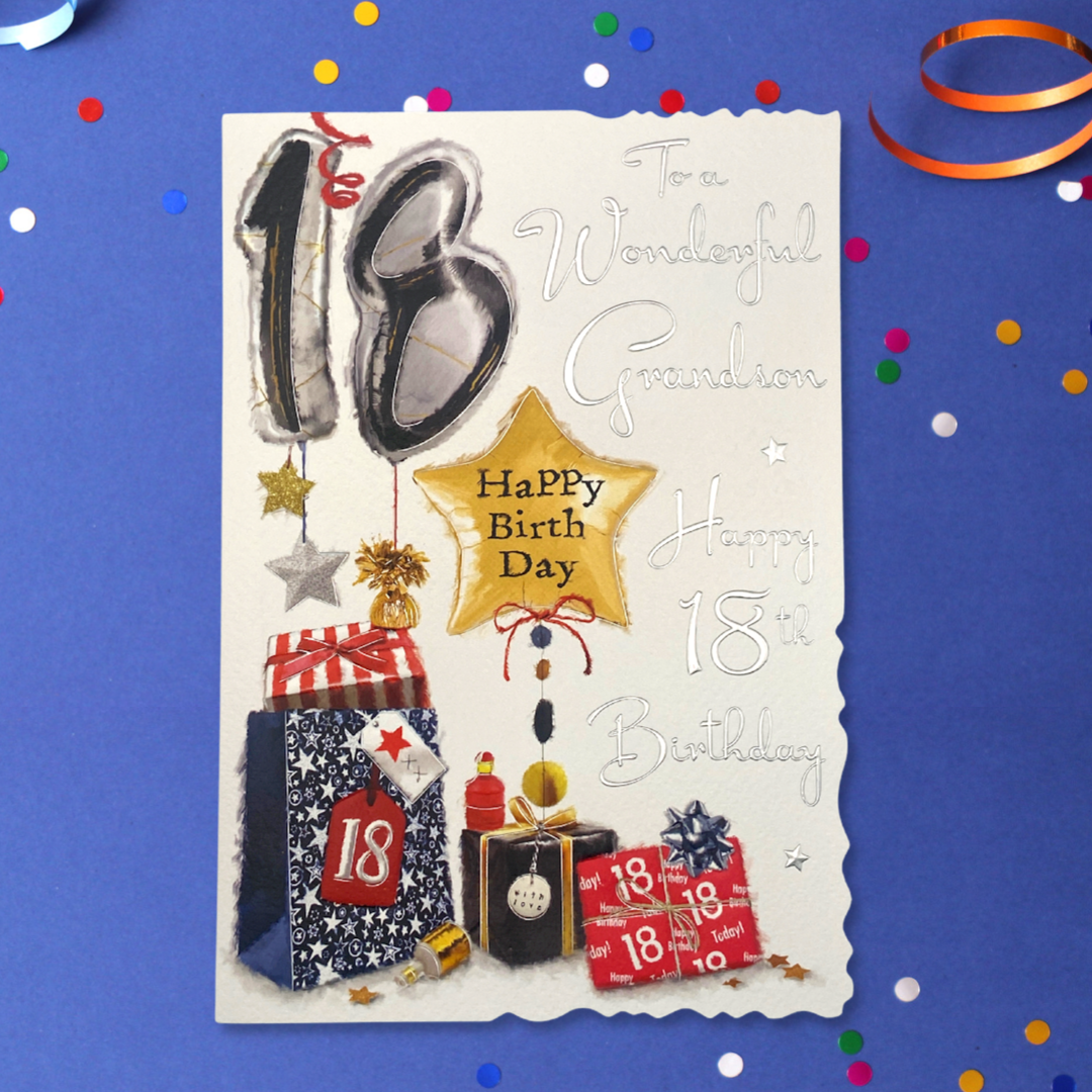 Present Ideas Male Personalised 18th Birthday Hanging Slate Plaque