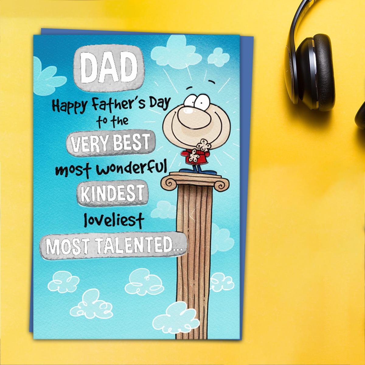 Best, Talented Dad Father's Day Card Front Image