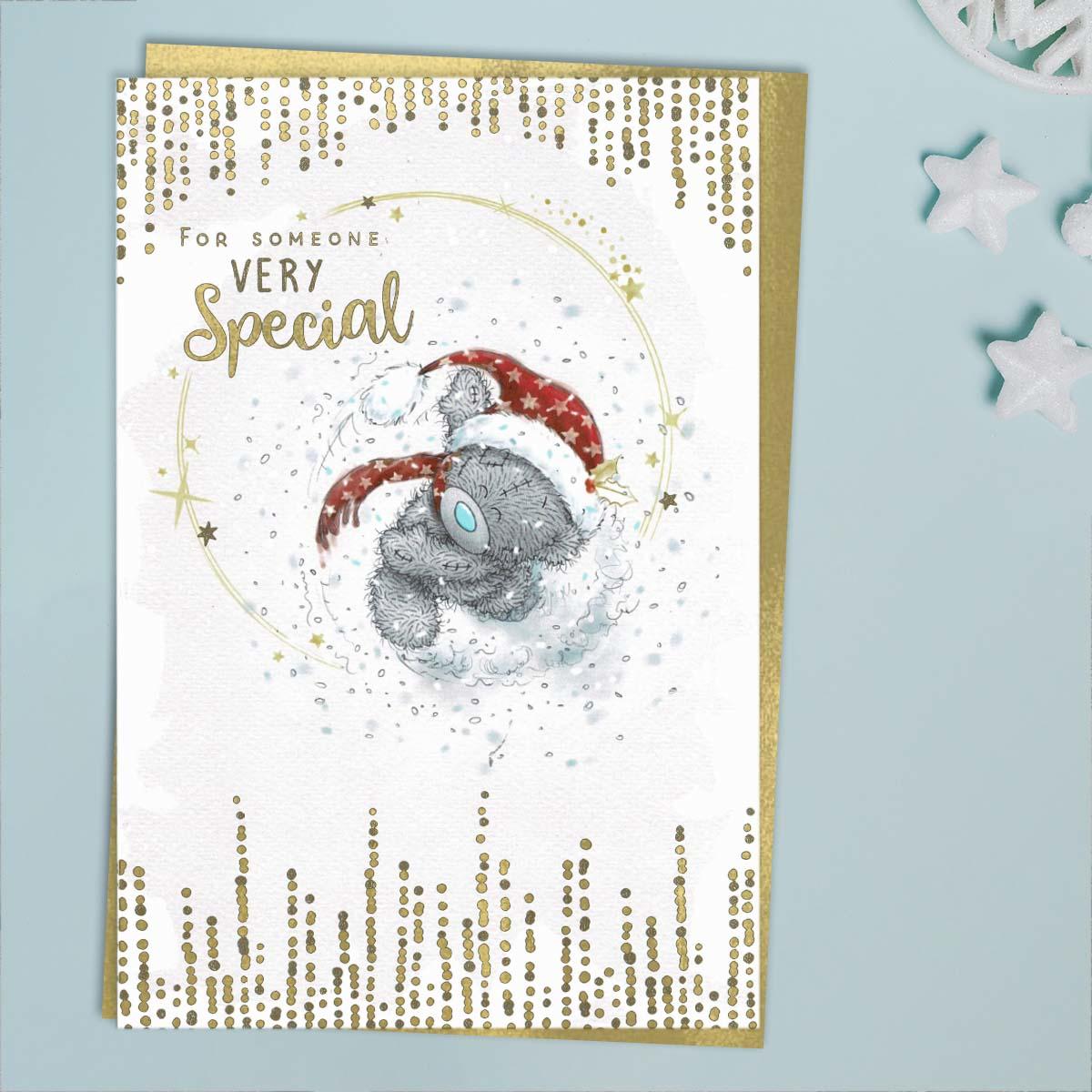 Someone Very Special Tatty Teddy Christmas Card Front Image