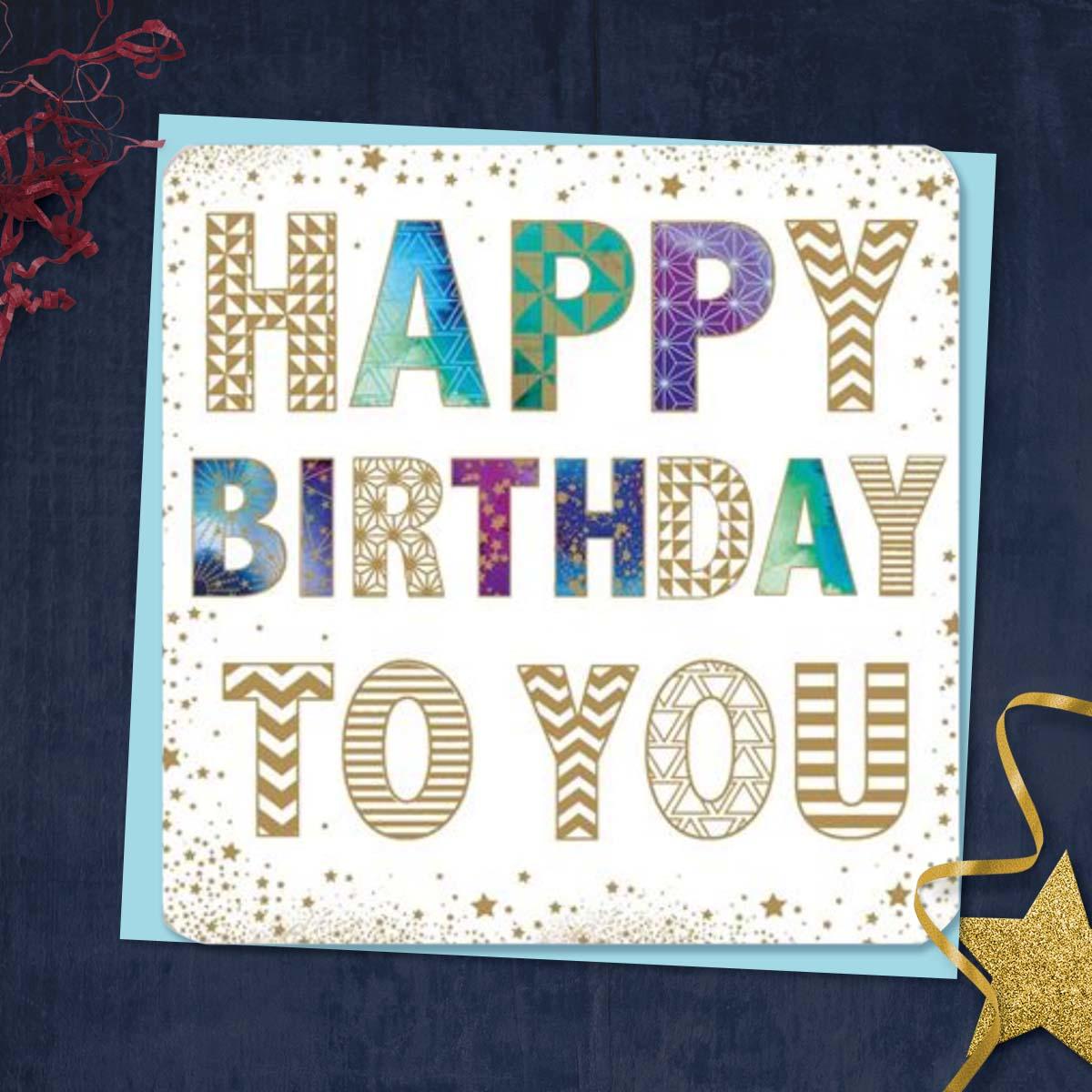 Pizazz - Happy Birthday Card Front Image