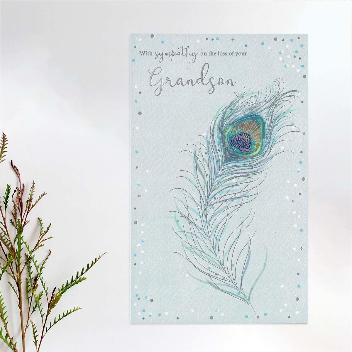 Sympathy - Loss Of Grandson Card Front Image