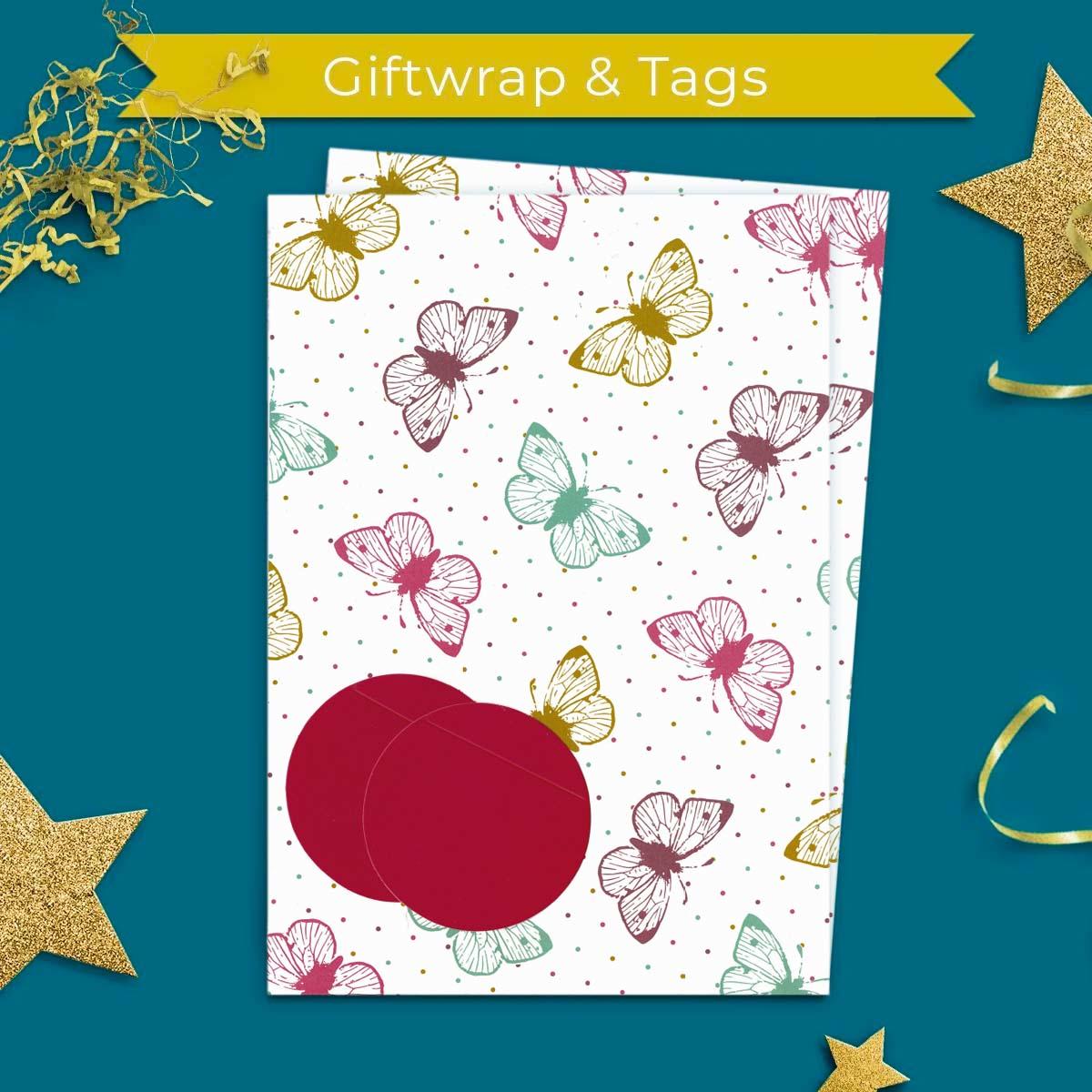 Giftwrap - Butterflies Front Image