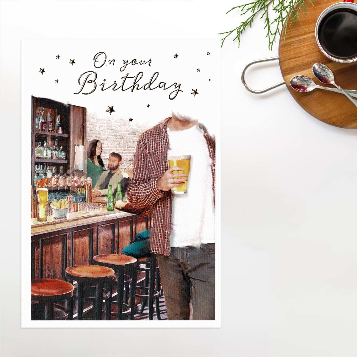 Essence - On Your Birthday At The Bar Card Front Image