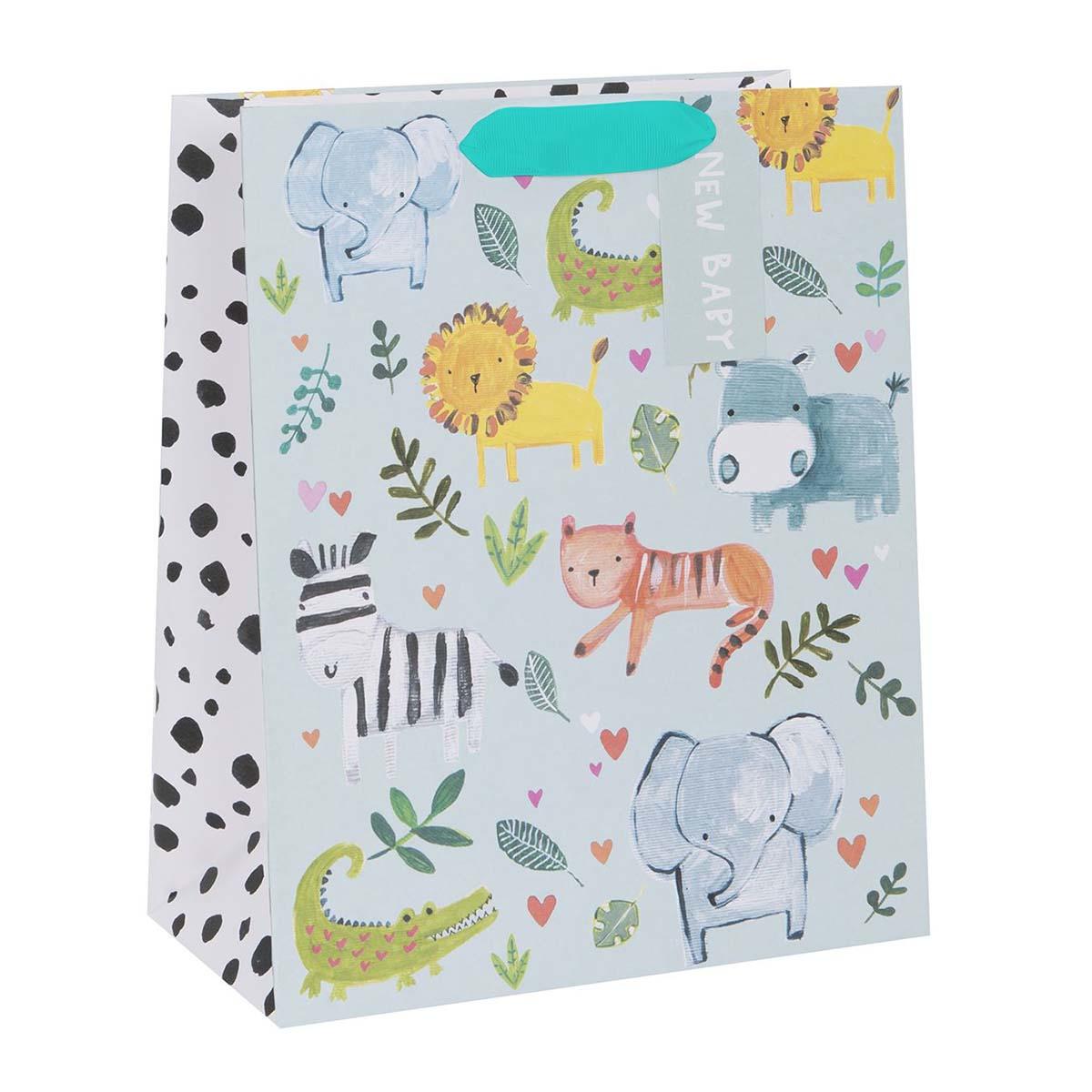 Jungle Animals Medium Gift Bag