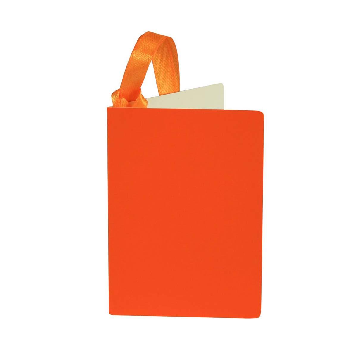 Orange Gift Tag Displayed In Full