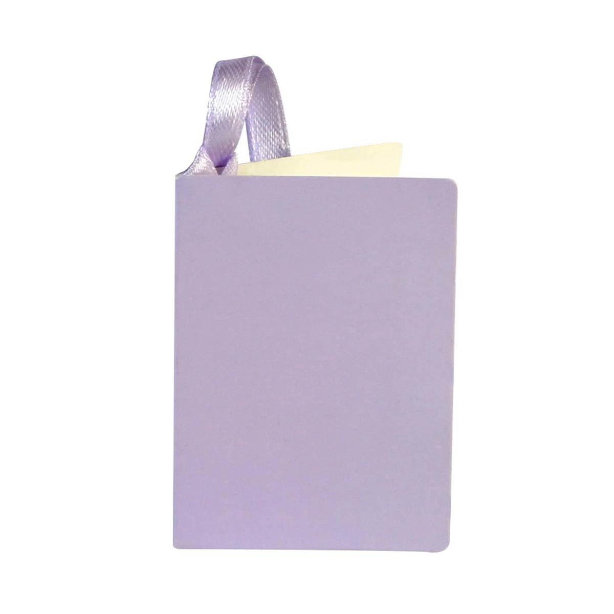 Single Lilac Gift Tag Displayed In Full