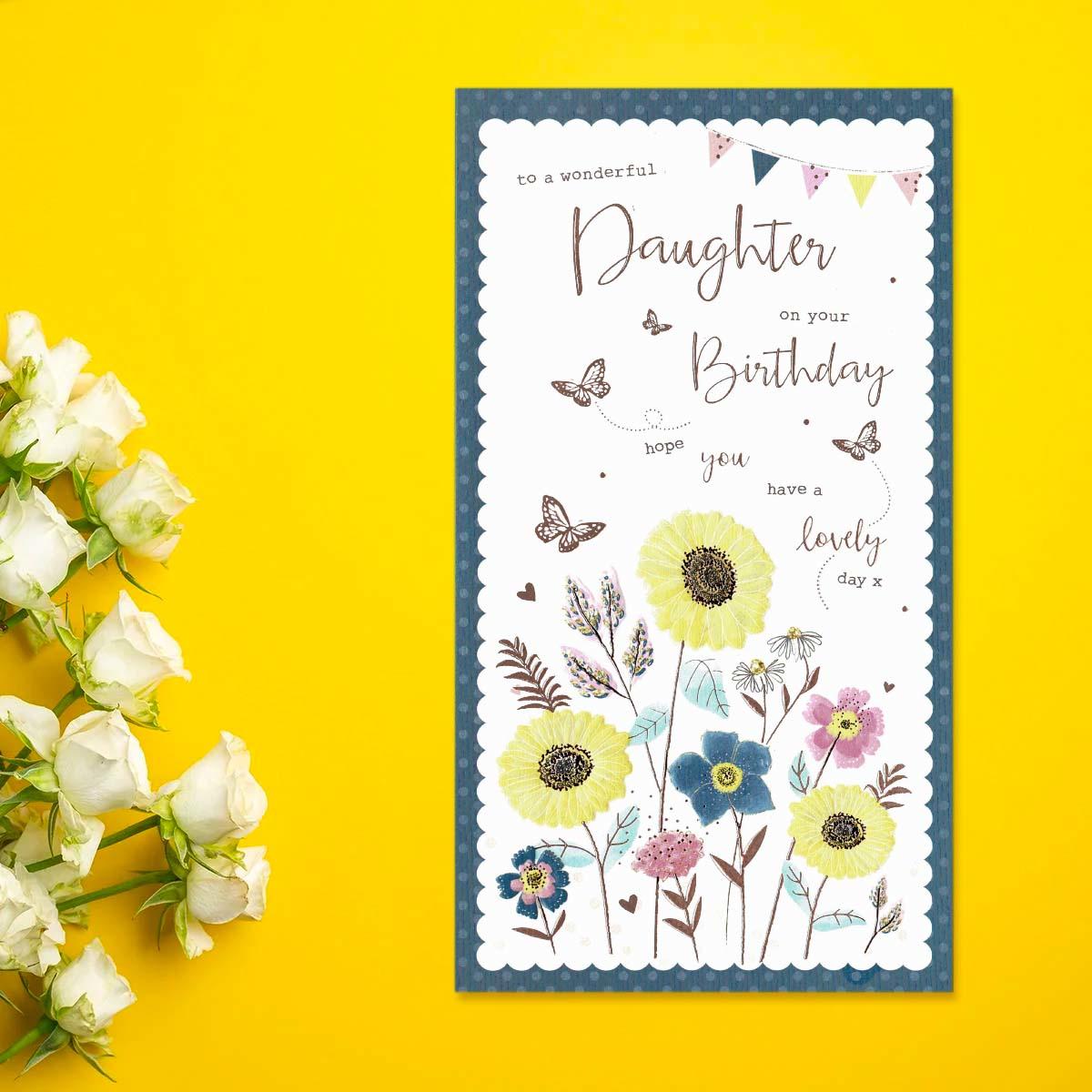 Palladium - Wonderful Daughter Birthday Card Front Image