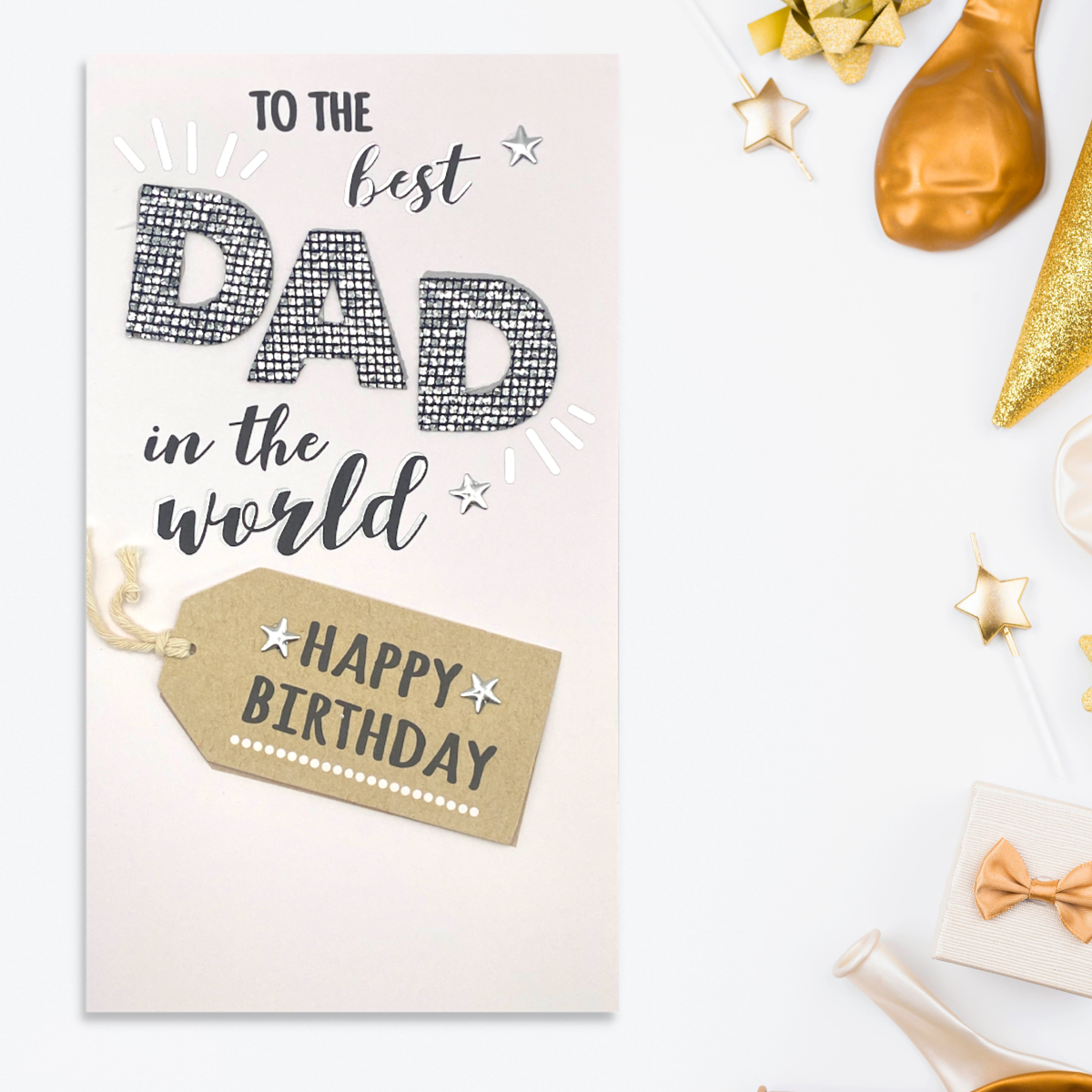 Best Dad In The World Birthday Greeting Card