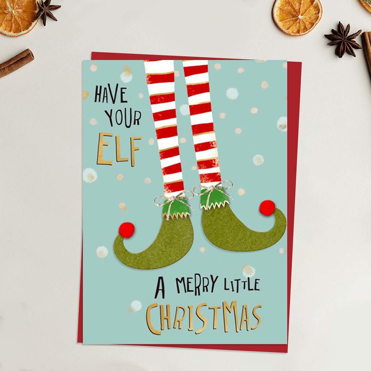Have Your Elf A Merry Little Christmas Card Front Image