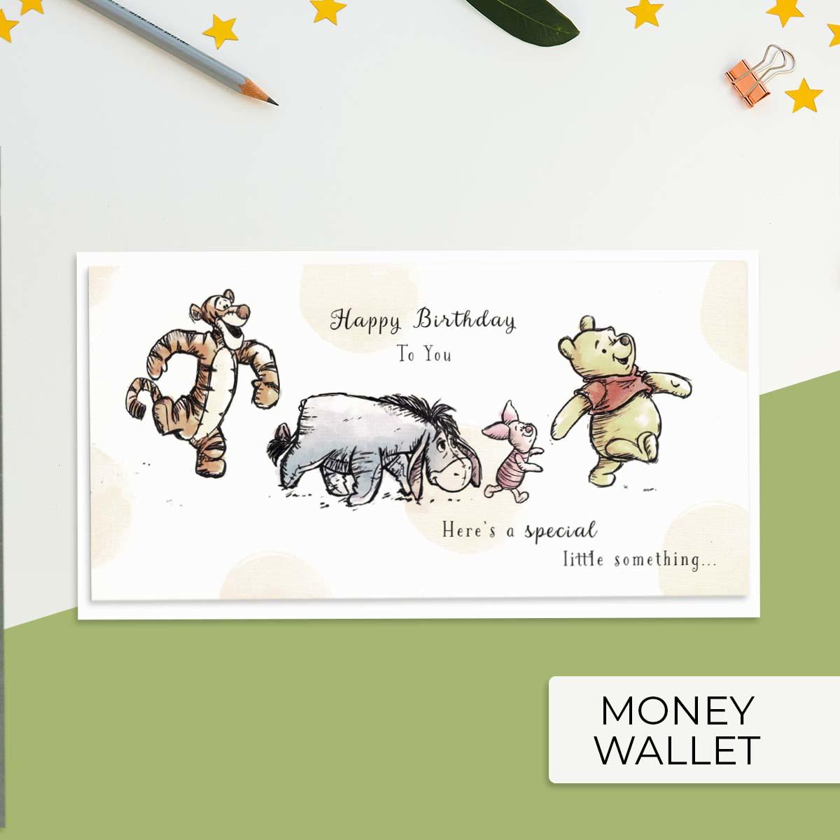 Disney Winnie The Pooh Birthday Money Wallet