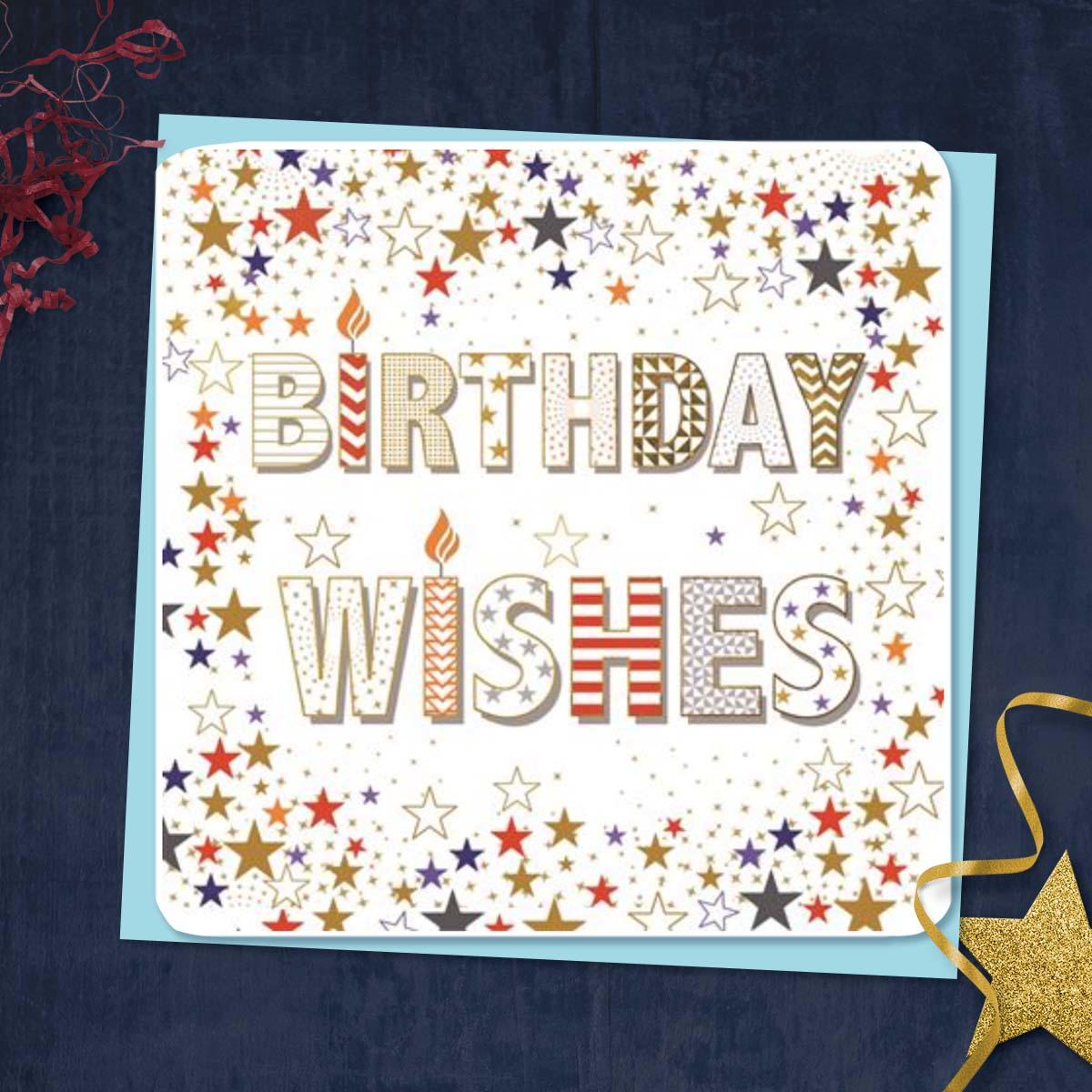 Pizazz - Birthday Wishes Card front Image