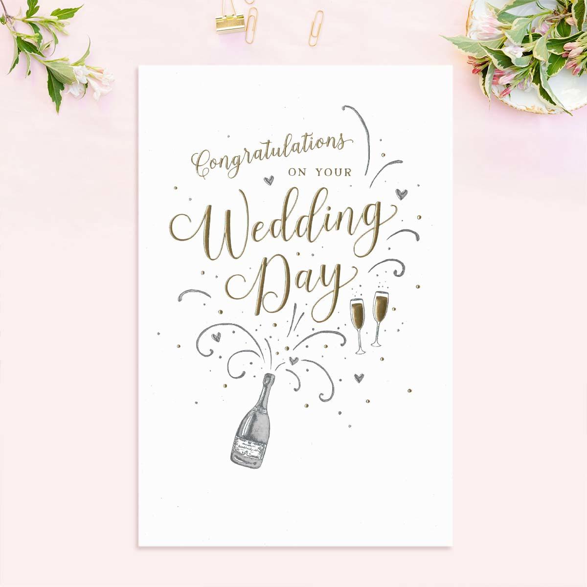 Congratulations On Your Wedding Day Card front Image
