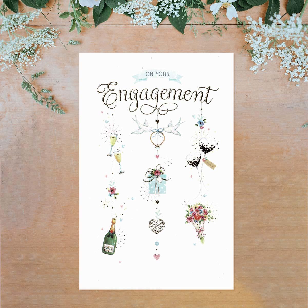 Simply Precious - Engagement Card Front Image