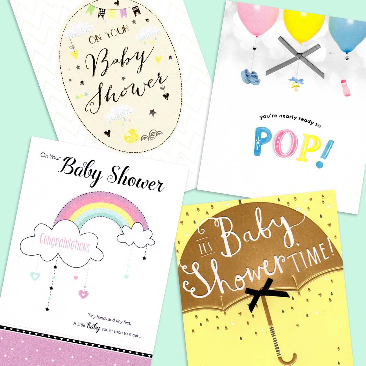 A Selection Of Our Most Popular Baby Shower Cards