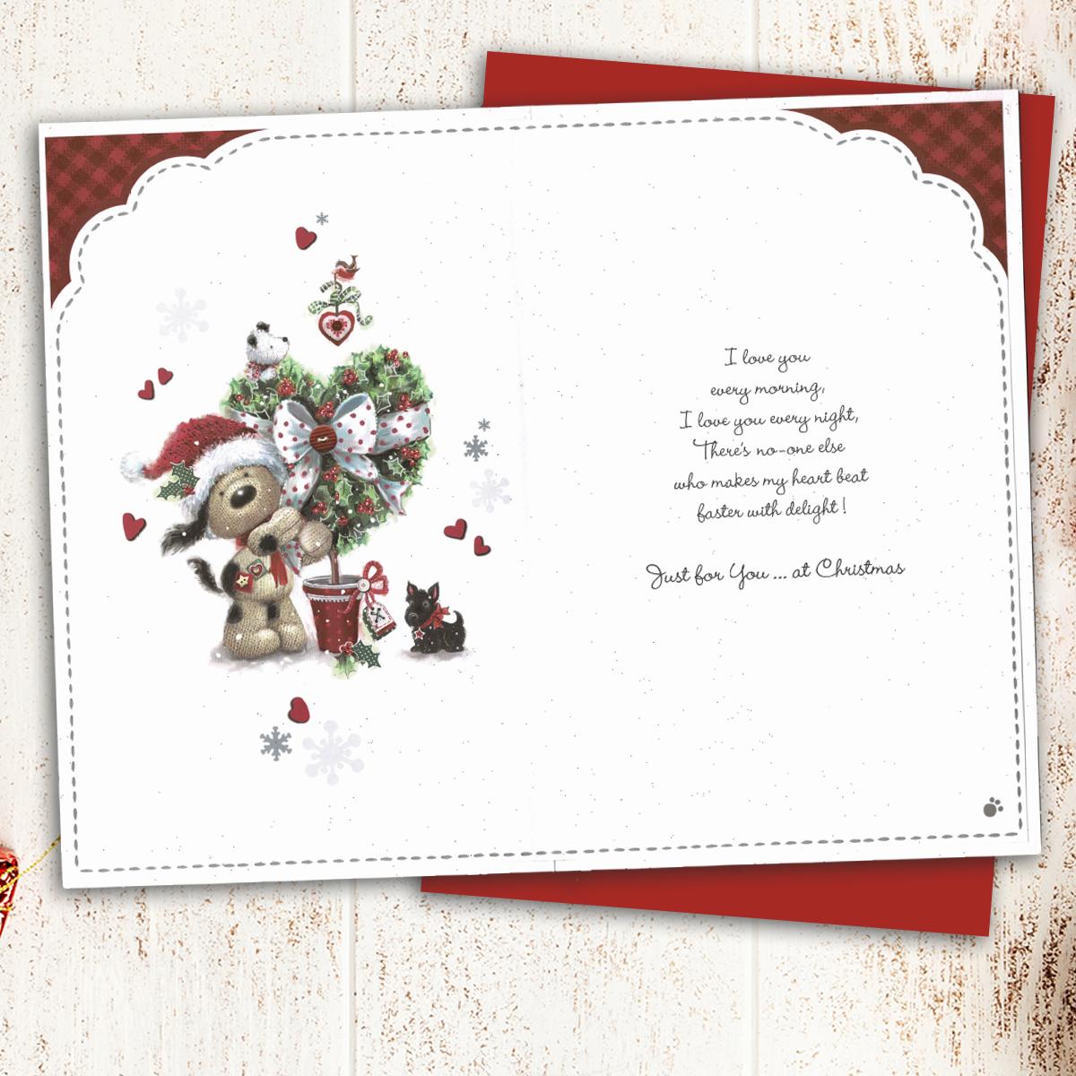One I Love With Christmas Wishes Large Christmas Card