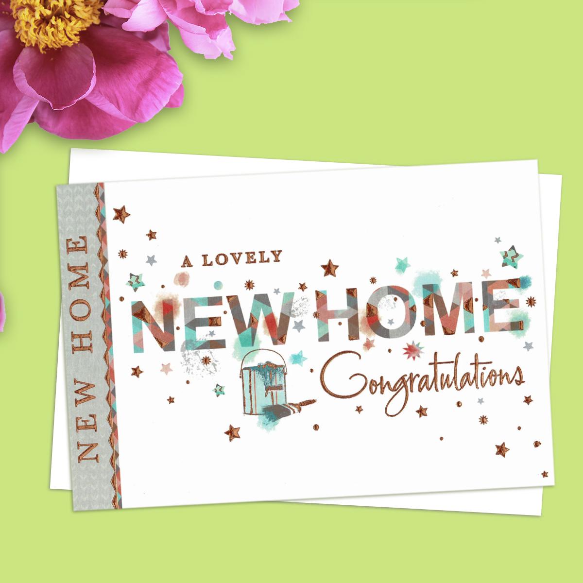 Lovely New Home Congratulations Card Front Image