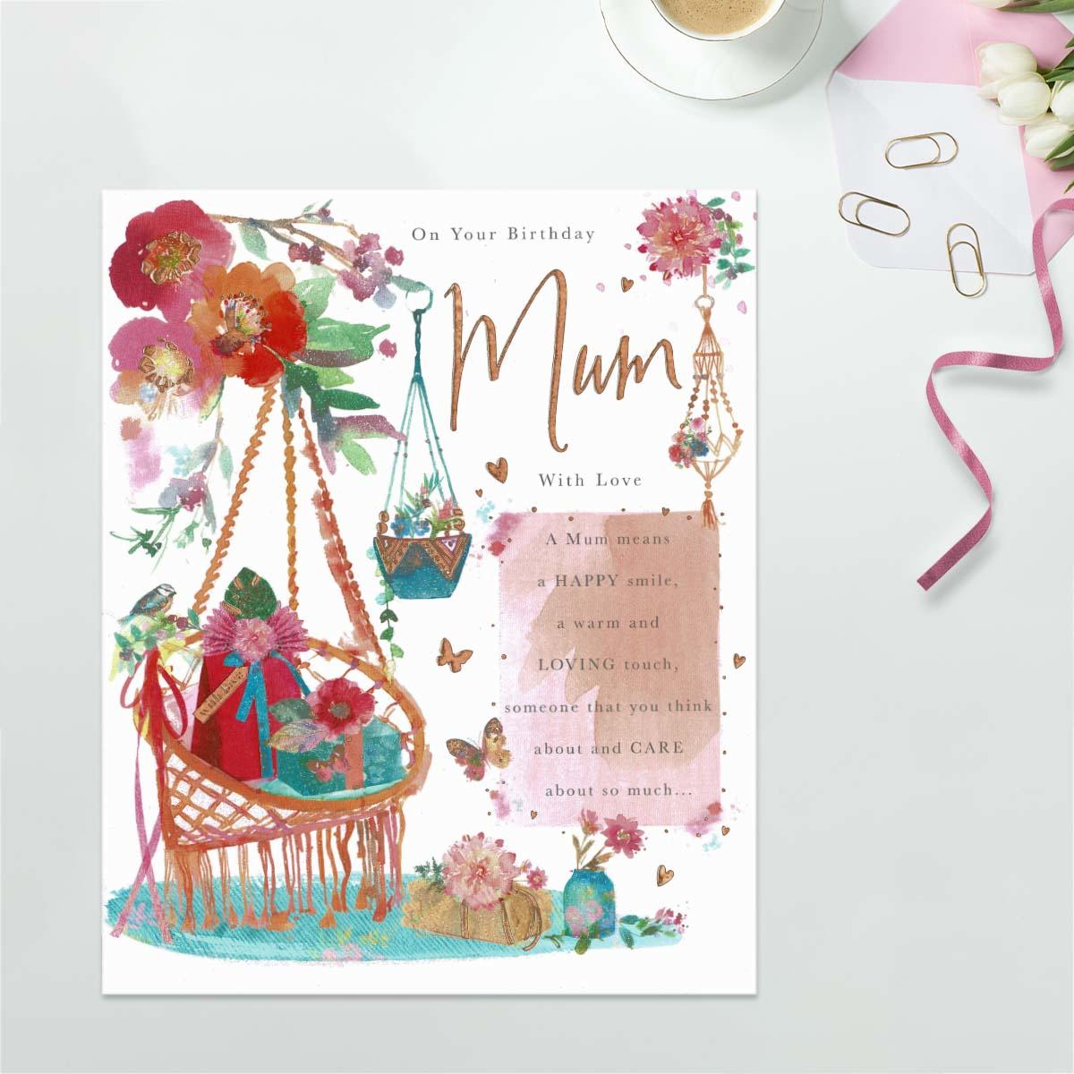 Mum Birthday Gifts Card Front Image