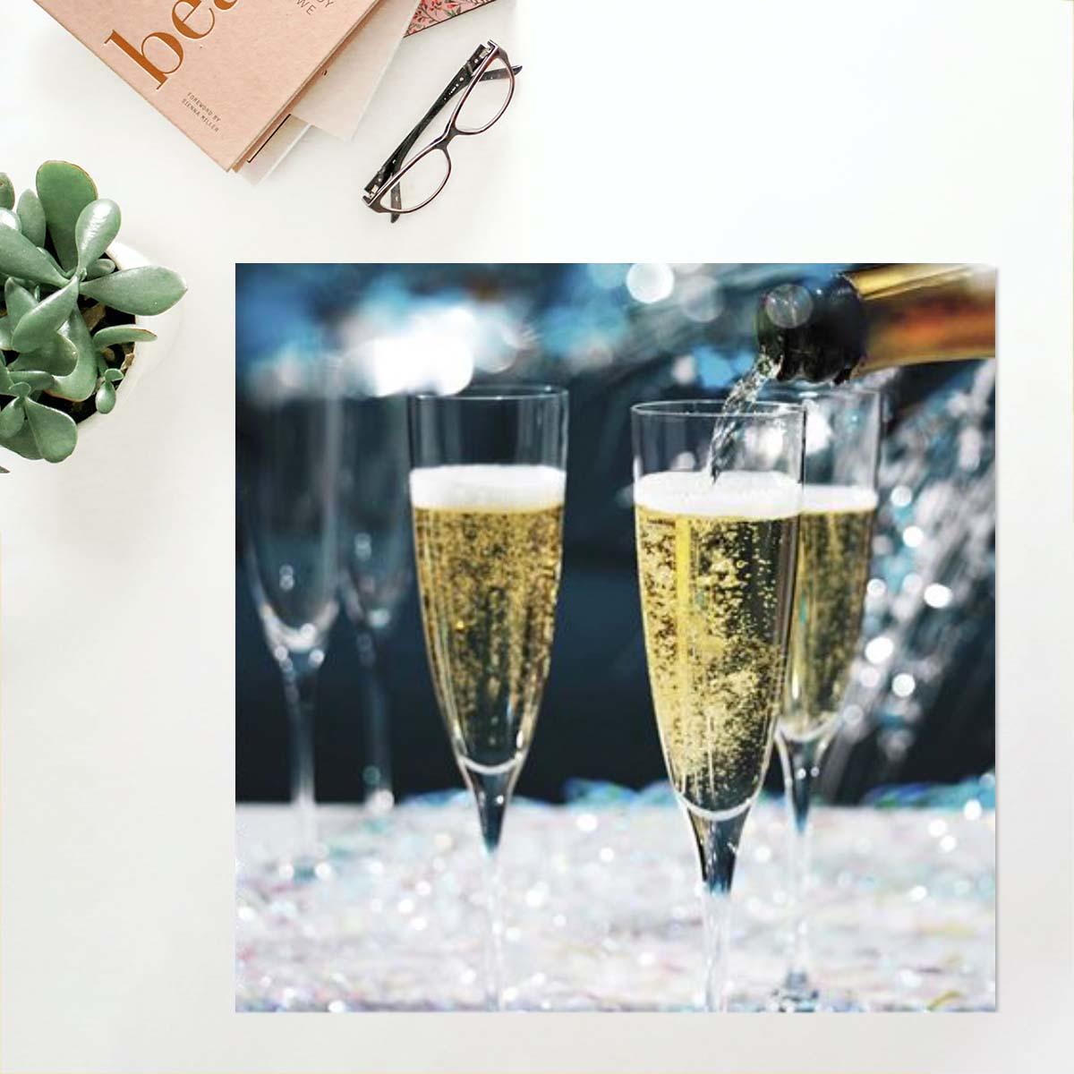 Camden Photographic - Champagne Blank Card Front Image