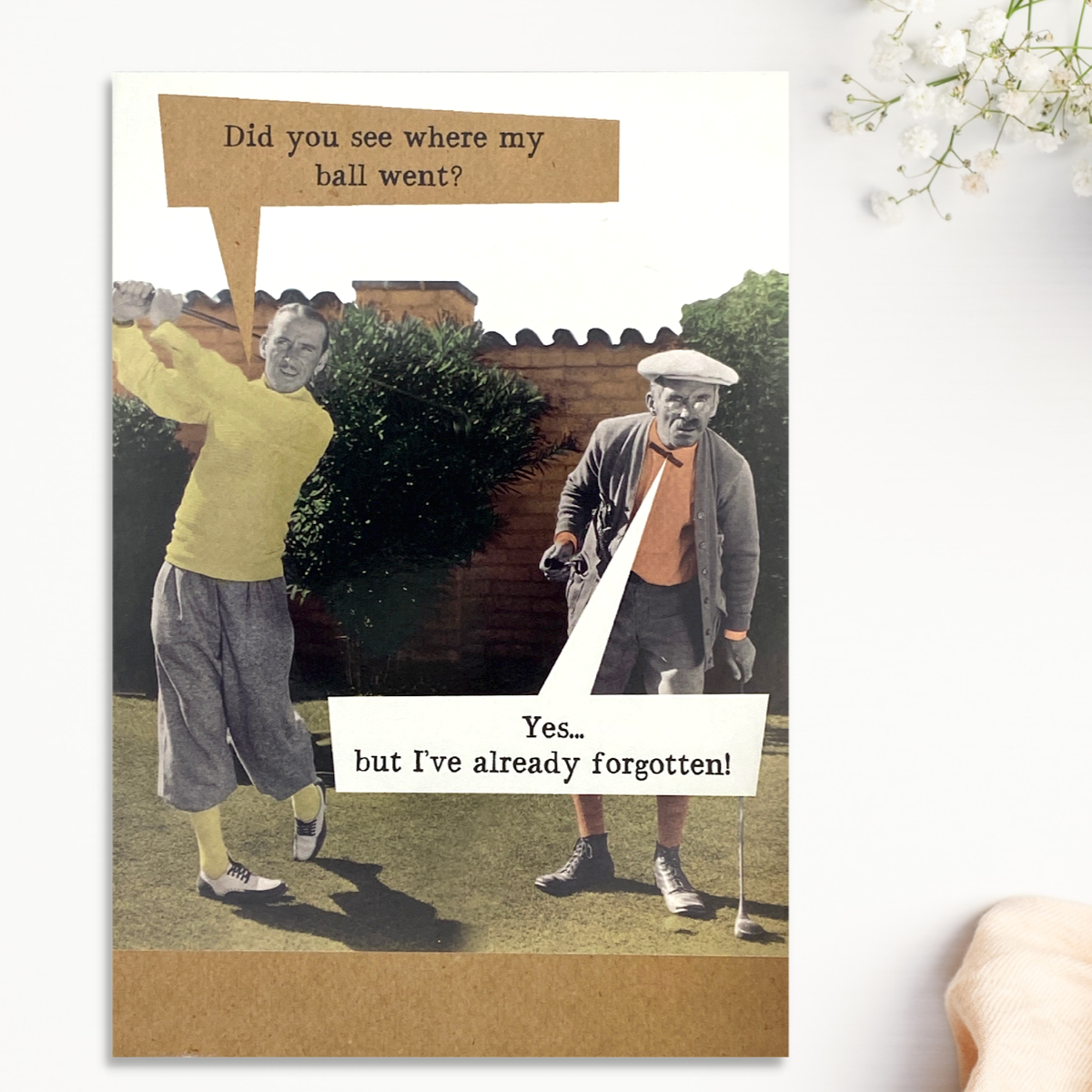 Riff Raff - Forgotten Golf Themed Funny Card