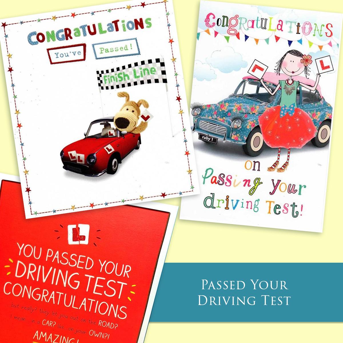 A Selection Of Cards To Show The Depth Of Range In Our Driving Test Pass Section