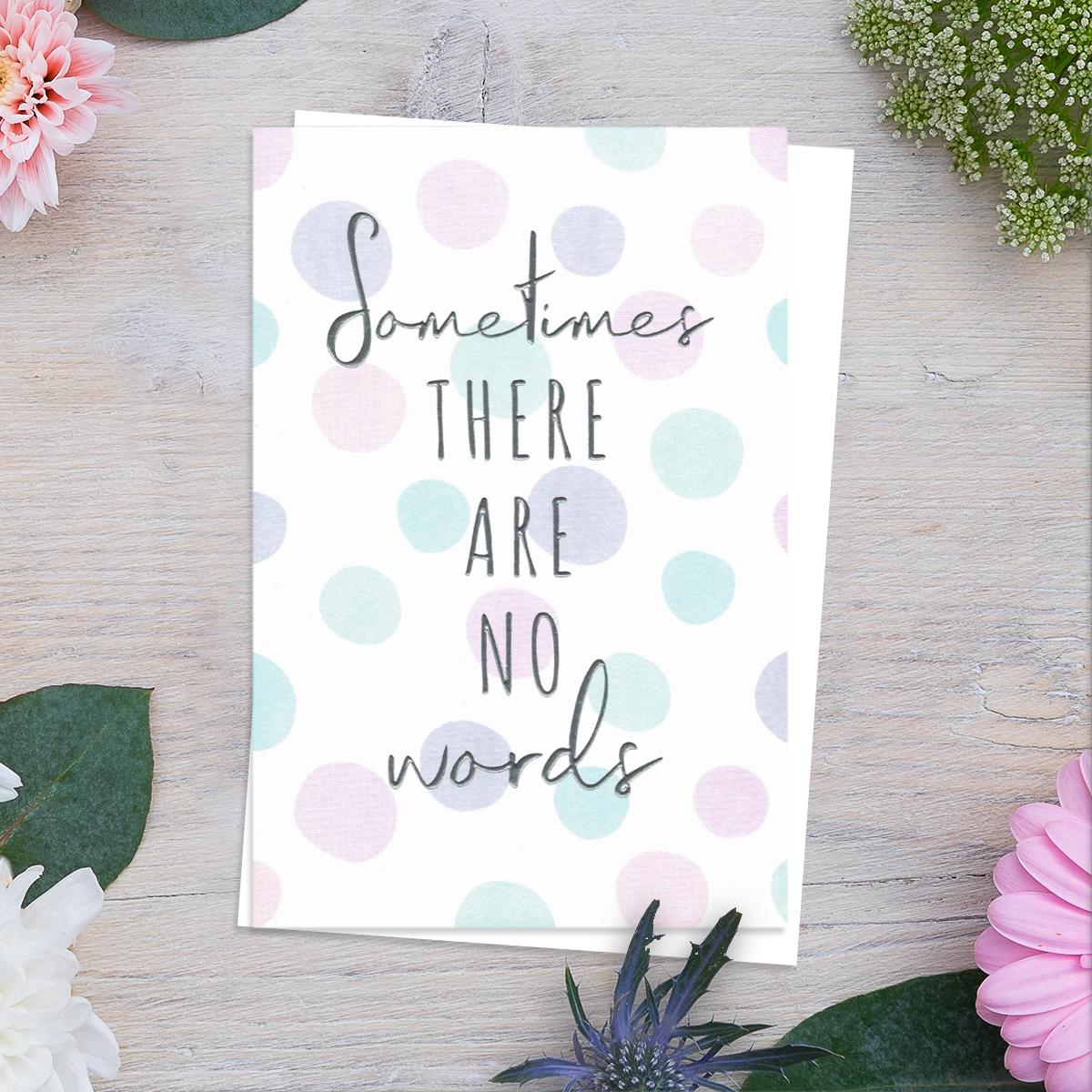 Sometimes There Are No Words Card Front Image