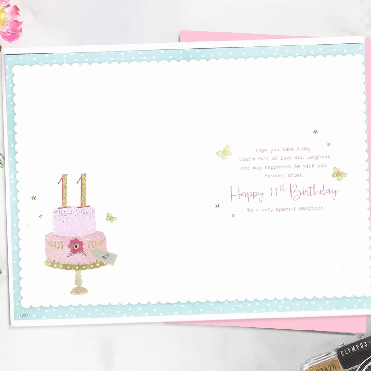 Daughter Age 11 Card With Its Envelope
