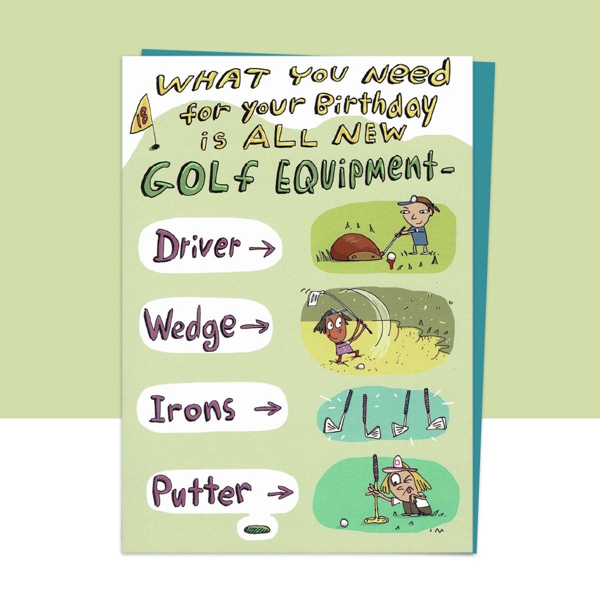 What You Need For Your Birthday Funny Card Front Image