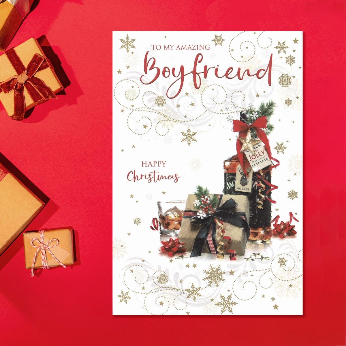 Amazing Boyfriend 'Tis The Season To Be Jolly Christmas Card Front Image