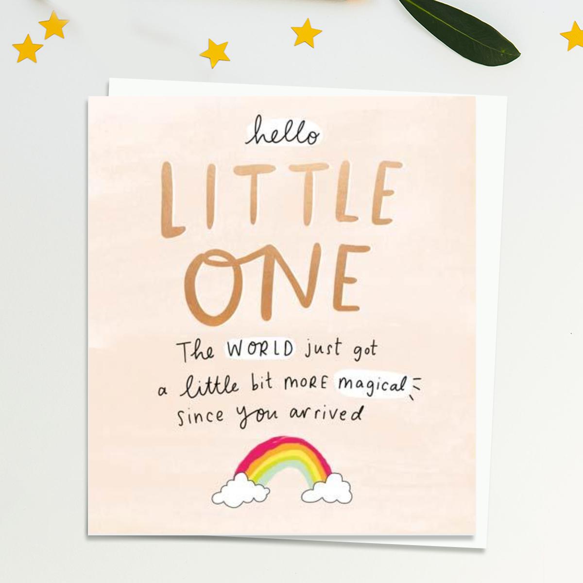Hello Little One Card Front Image