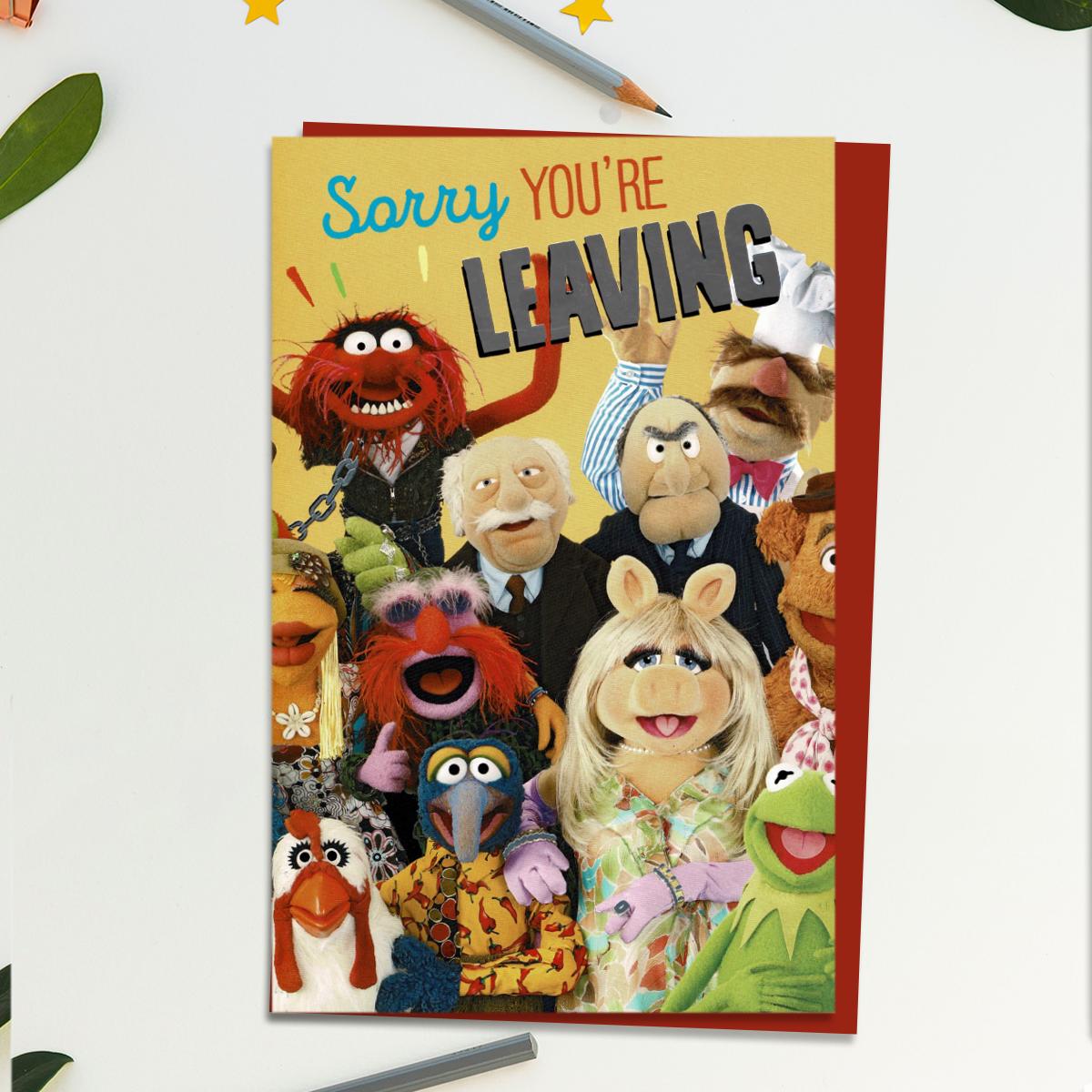 Muppets Leaving  Card Front Image