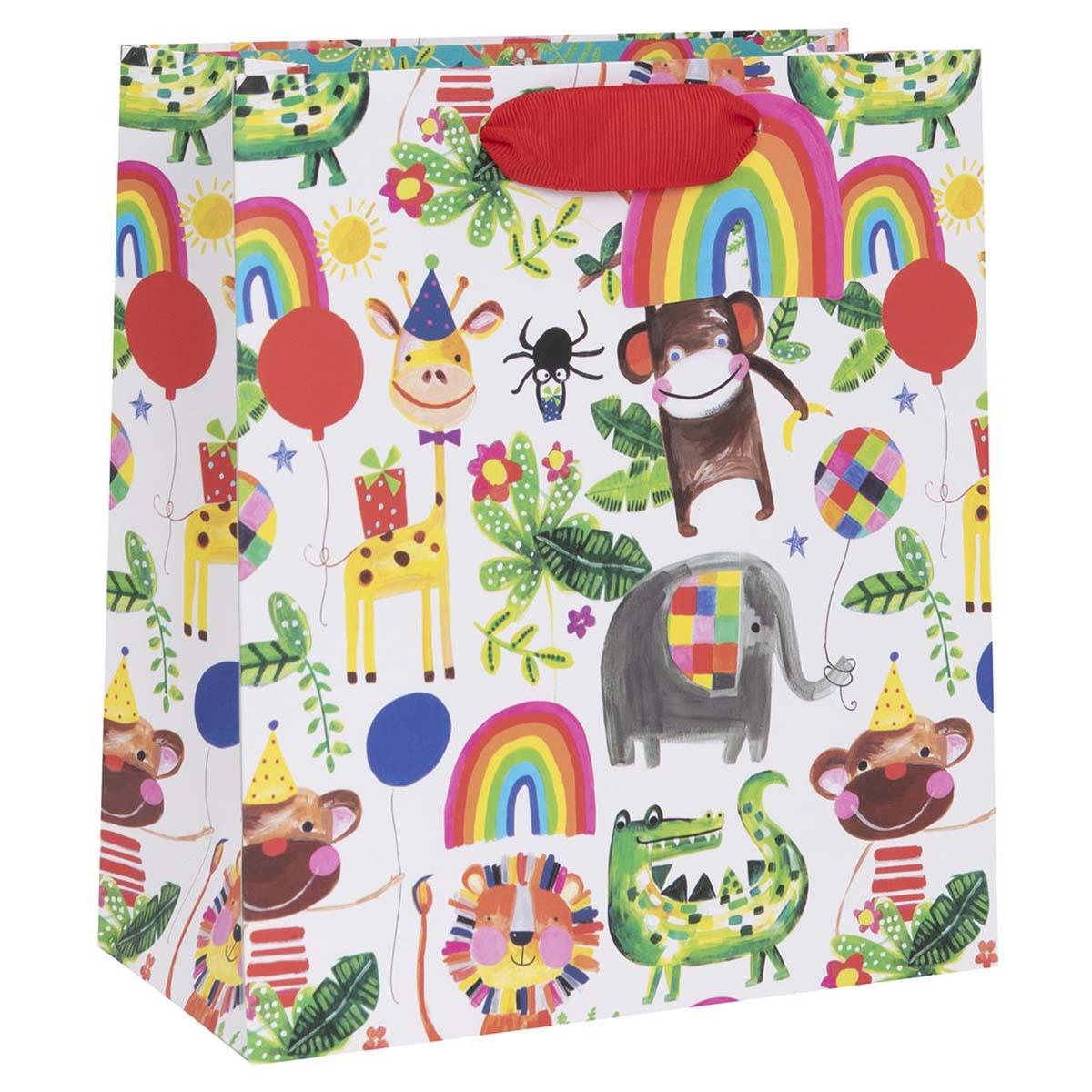 Jungle Animals Medium Gift Bag