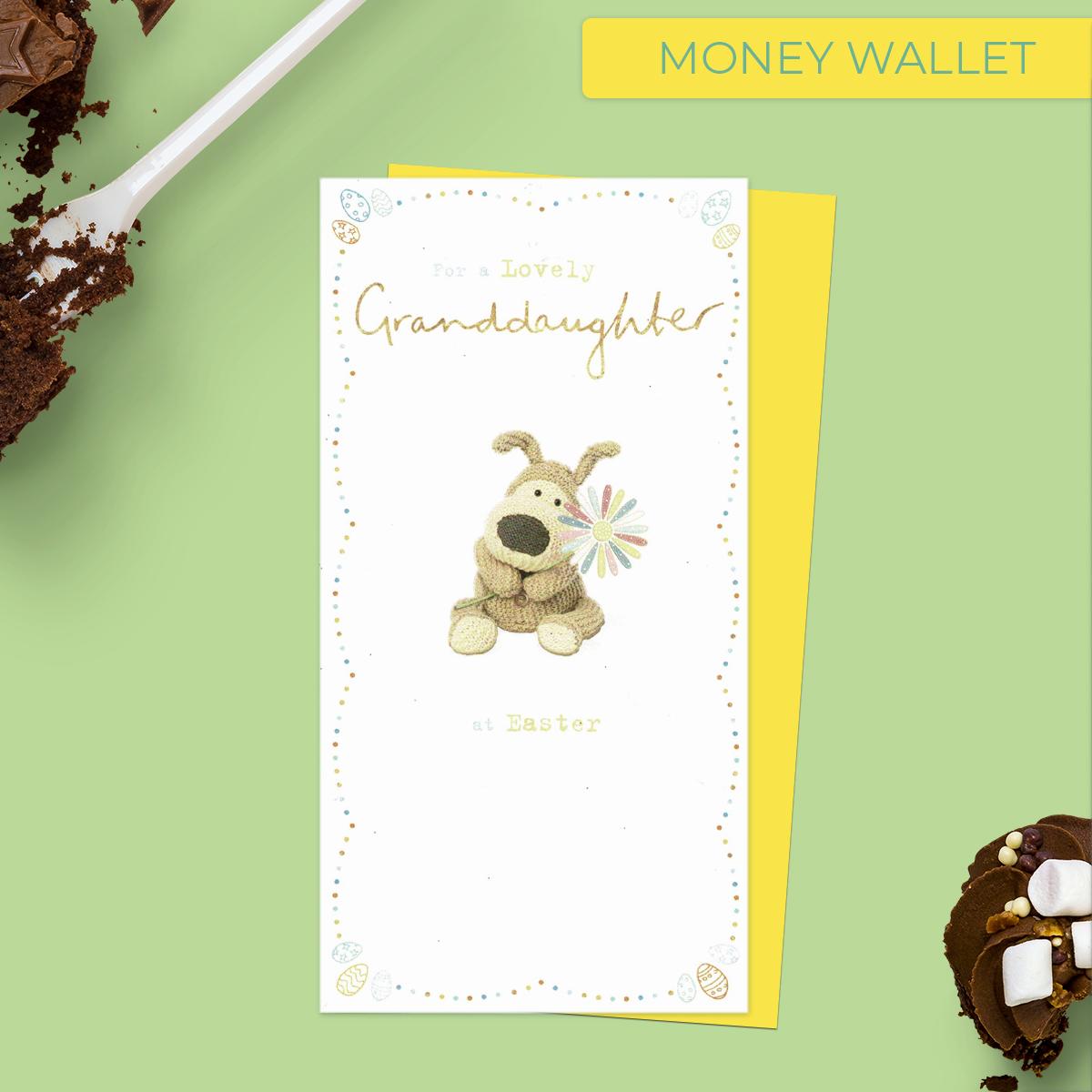 Granddaughter Boofle Bear Money Wallet Alongside Its Yellow Envelope