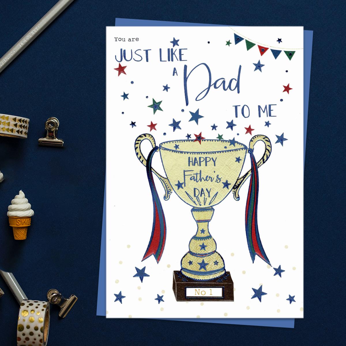 Just Like A Dad Father's Day Card Front Image