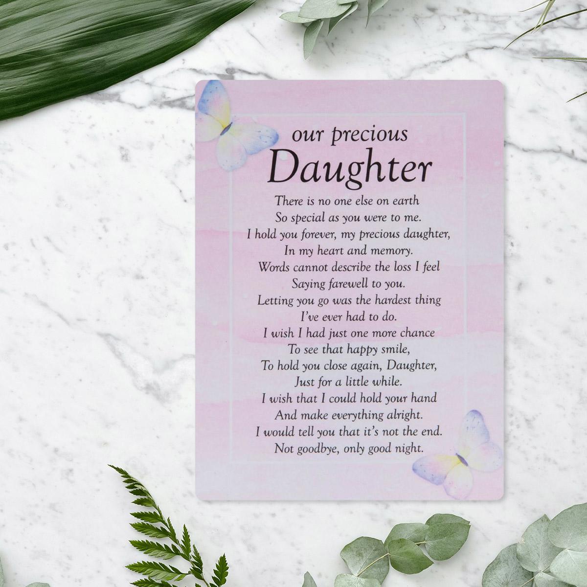 Graveside Card - Our Precious Daughter Front Image