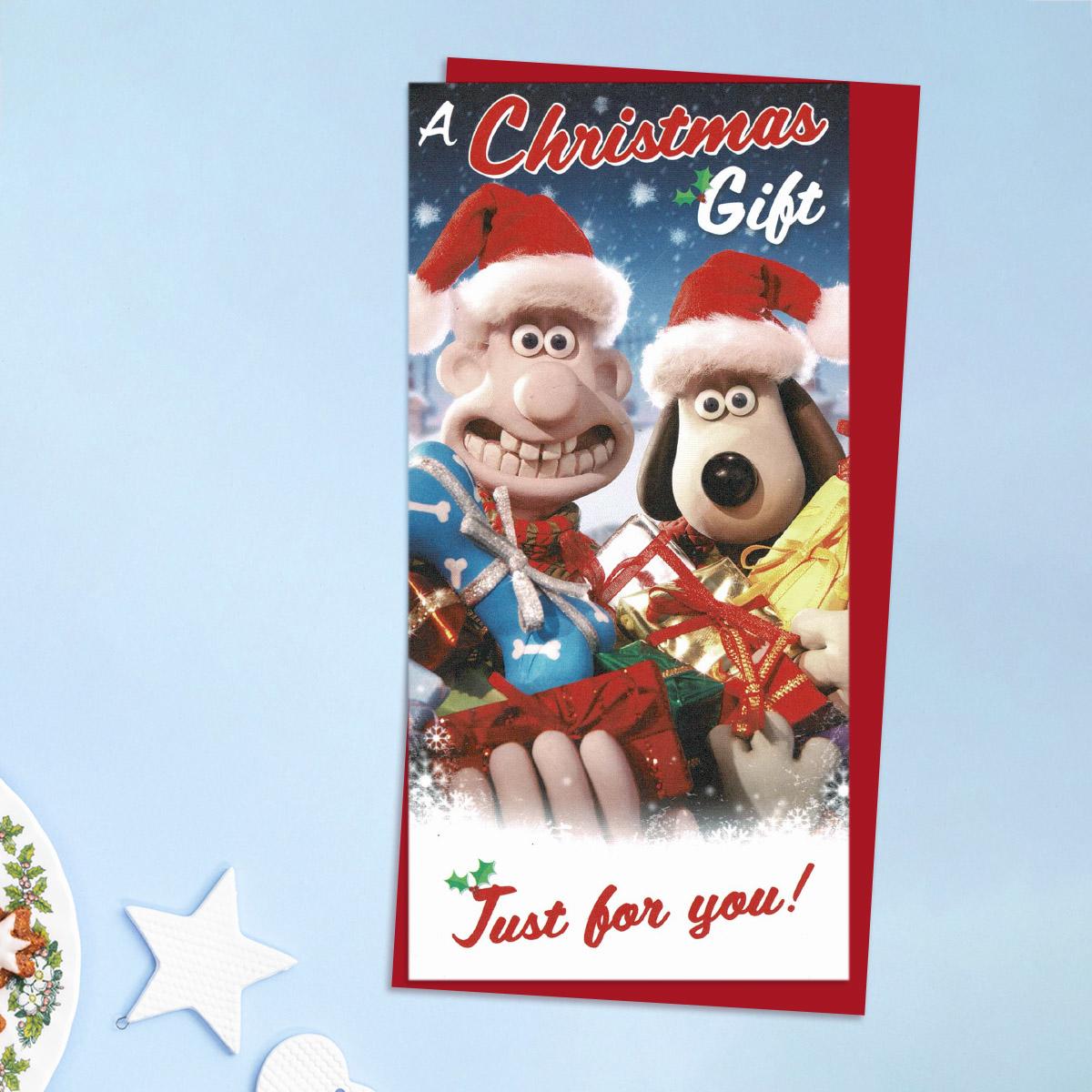 A Christmas Gift Wallace & Gromit Money Wallet Front Image