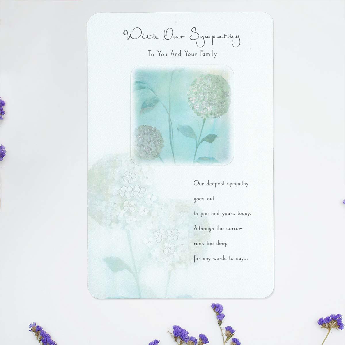 Sympathy - To You And Your Family Card front Image