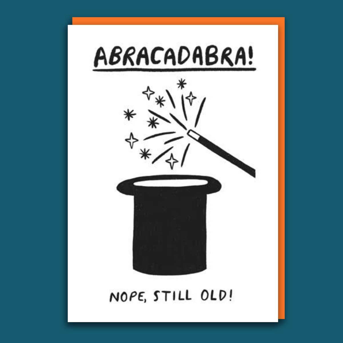 Cuckoo - Abracadabra Funny Birthday Card Front Image