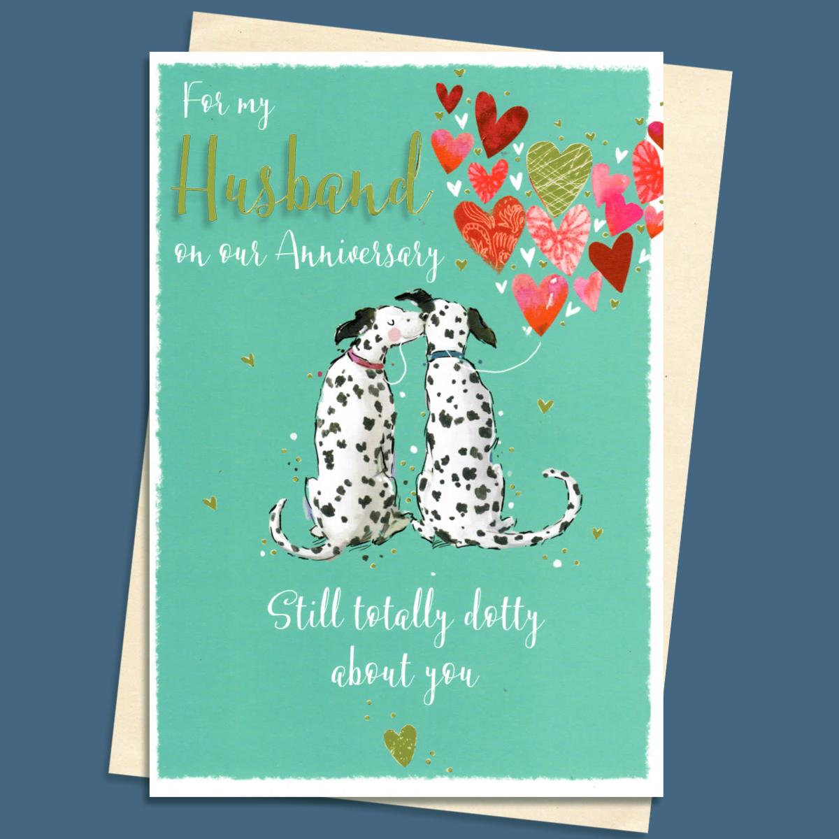 Husband Anniversary Card Full Image