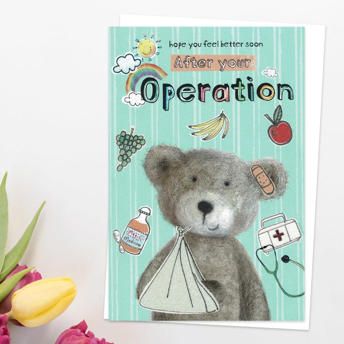 Hope You Feel Better After Your Operation Card Front Image