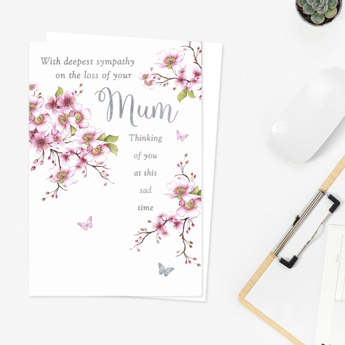 Deepest Sympathy Loss Of Mum Card Front Image