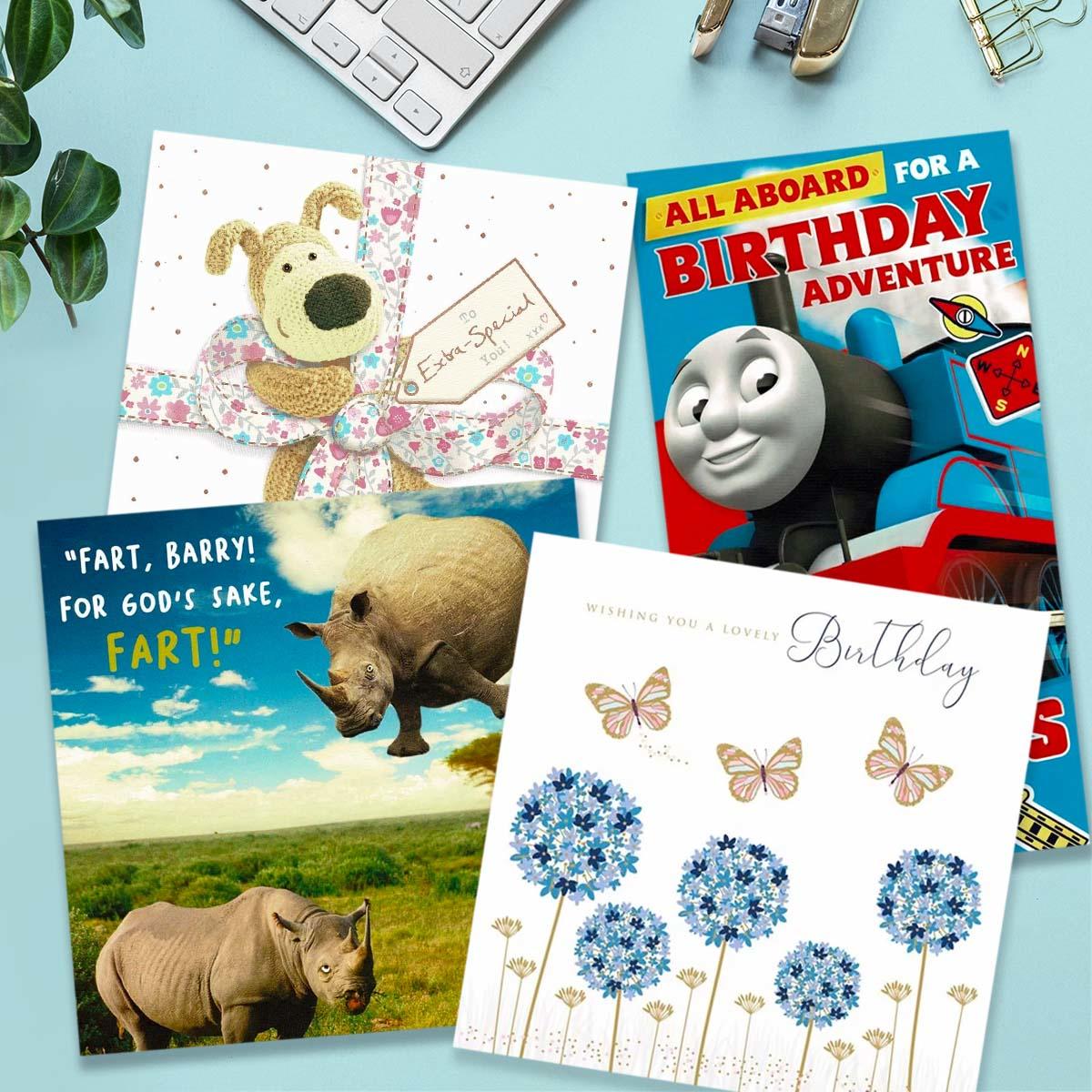 A Selection Of Cards To Show The Depth Of Range In Our General Birthday Card Section