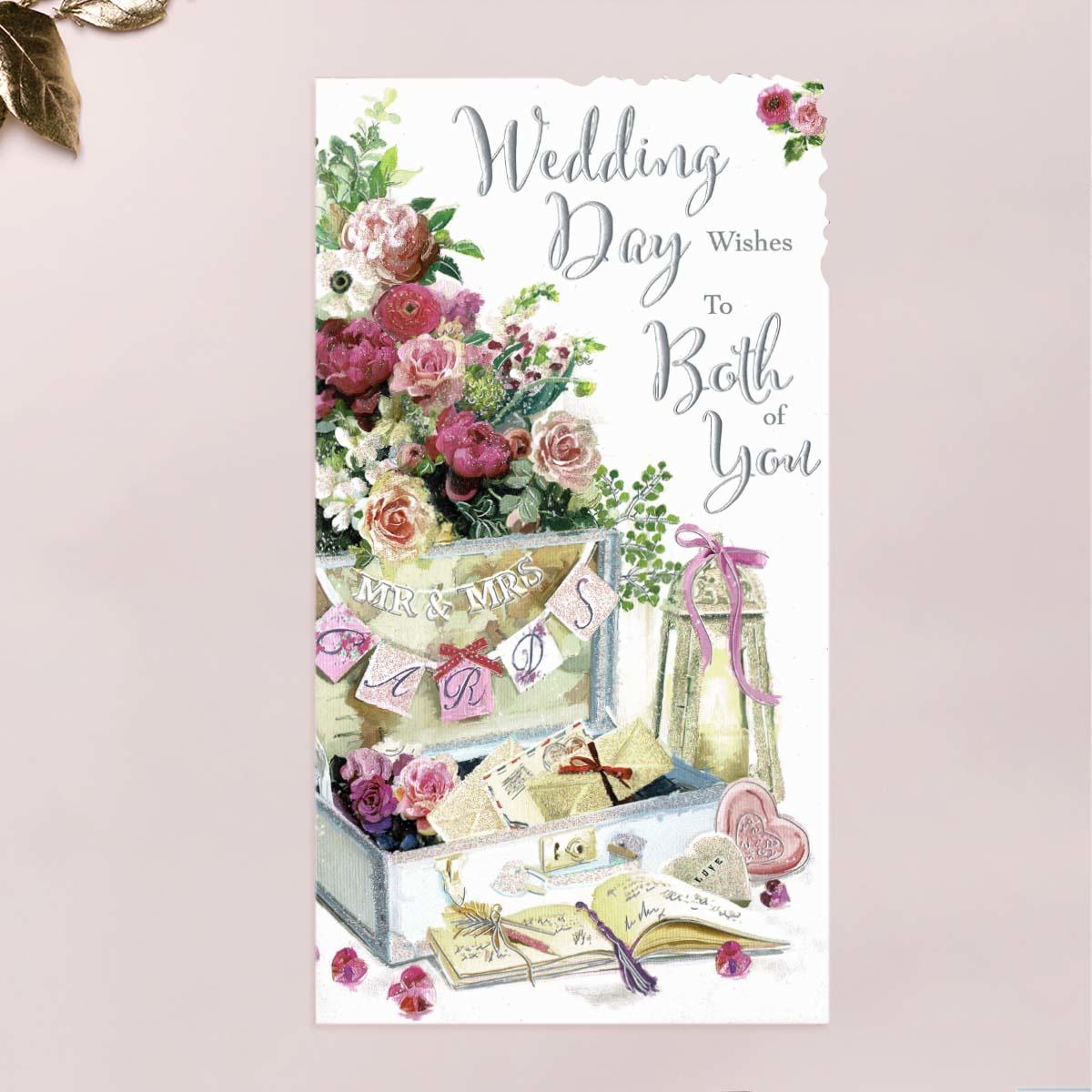 Wedding Day Mr and Mrs Card Front Image
