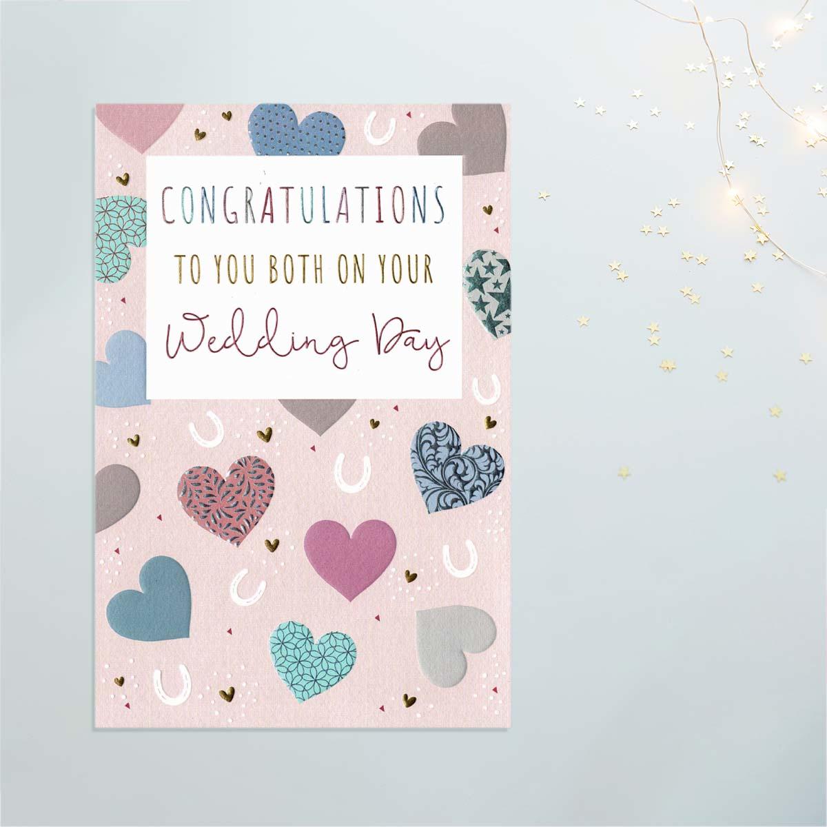 Congratulations Wedding Day Card Front Image