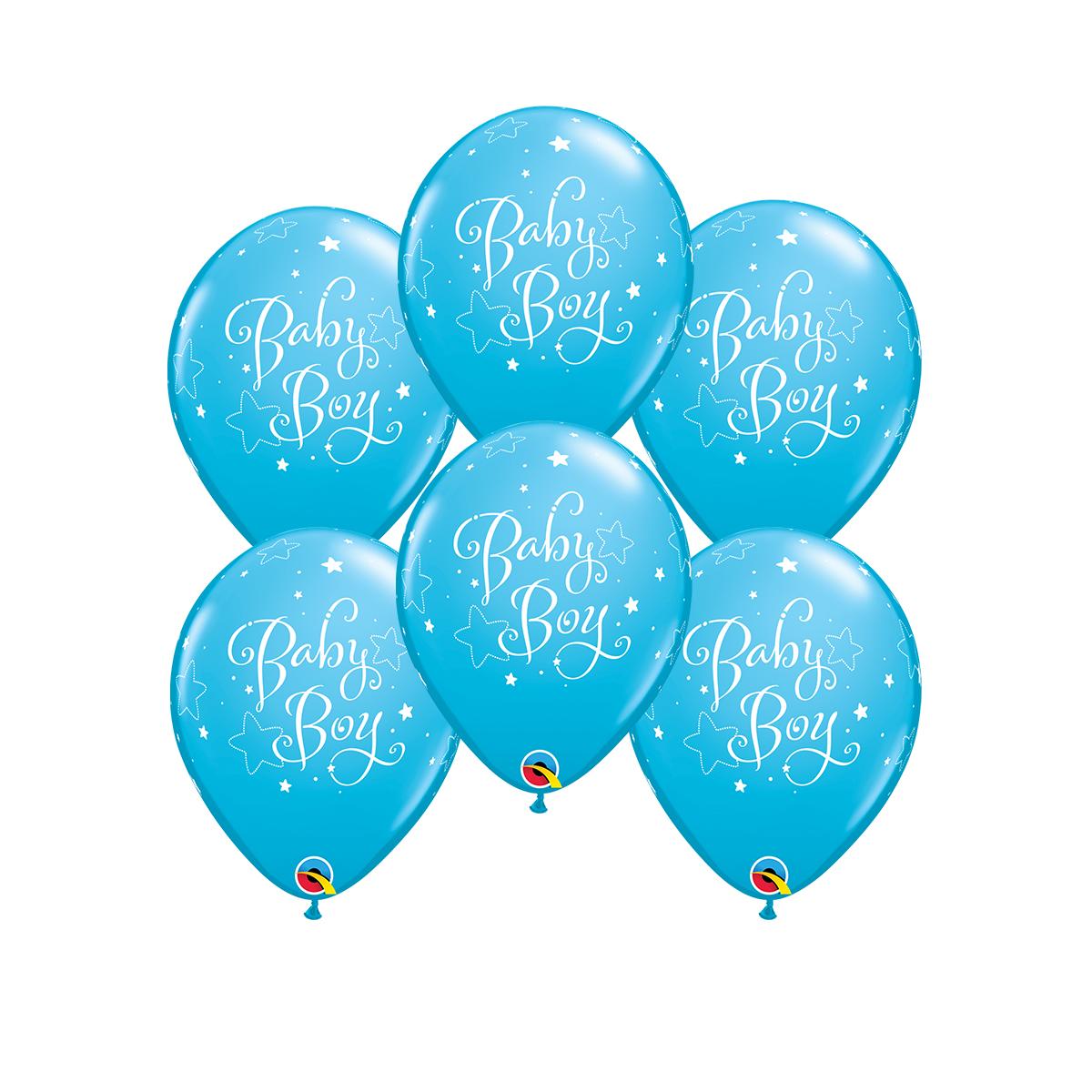 Baby Boy Latex Packet Of 6 Balloons