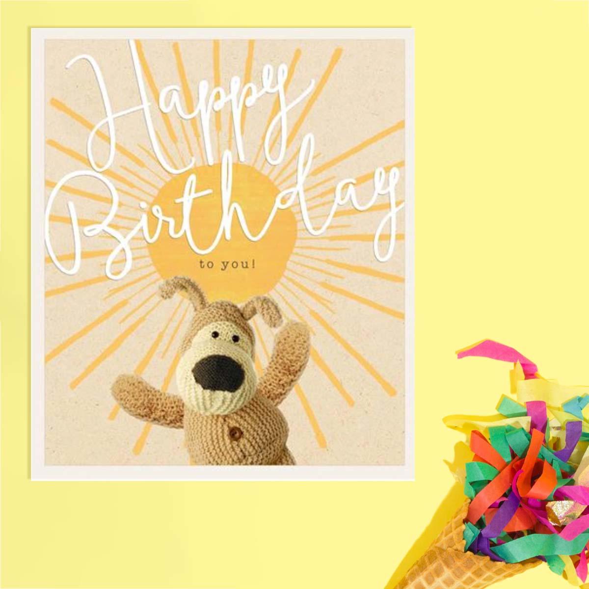 Boofle - Birthday Sunshine Card Front Image