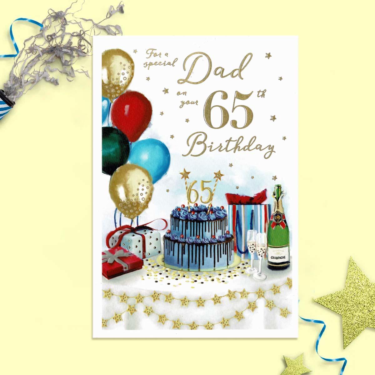 Special Sister 65th Birthday Card