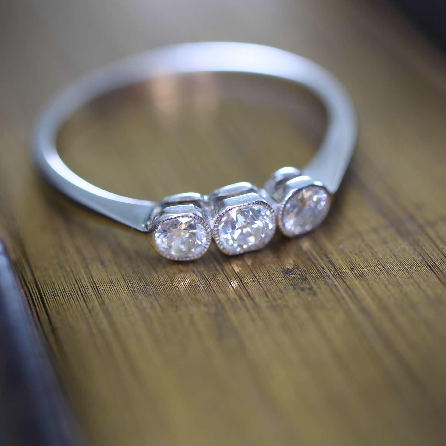 Pre owned 3 carat diamond ring on sale