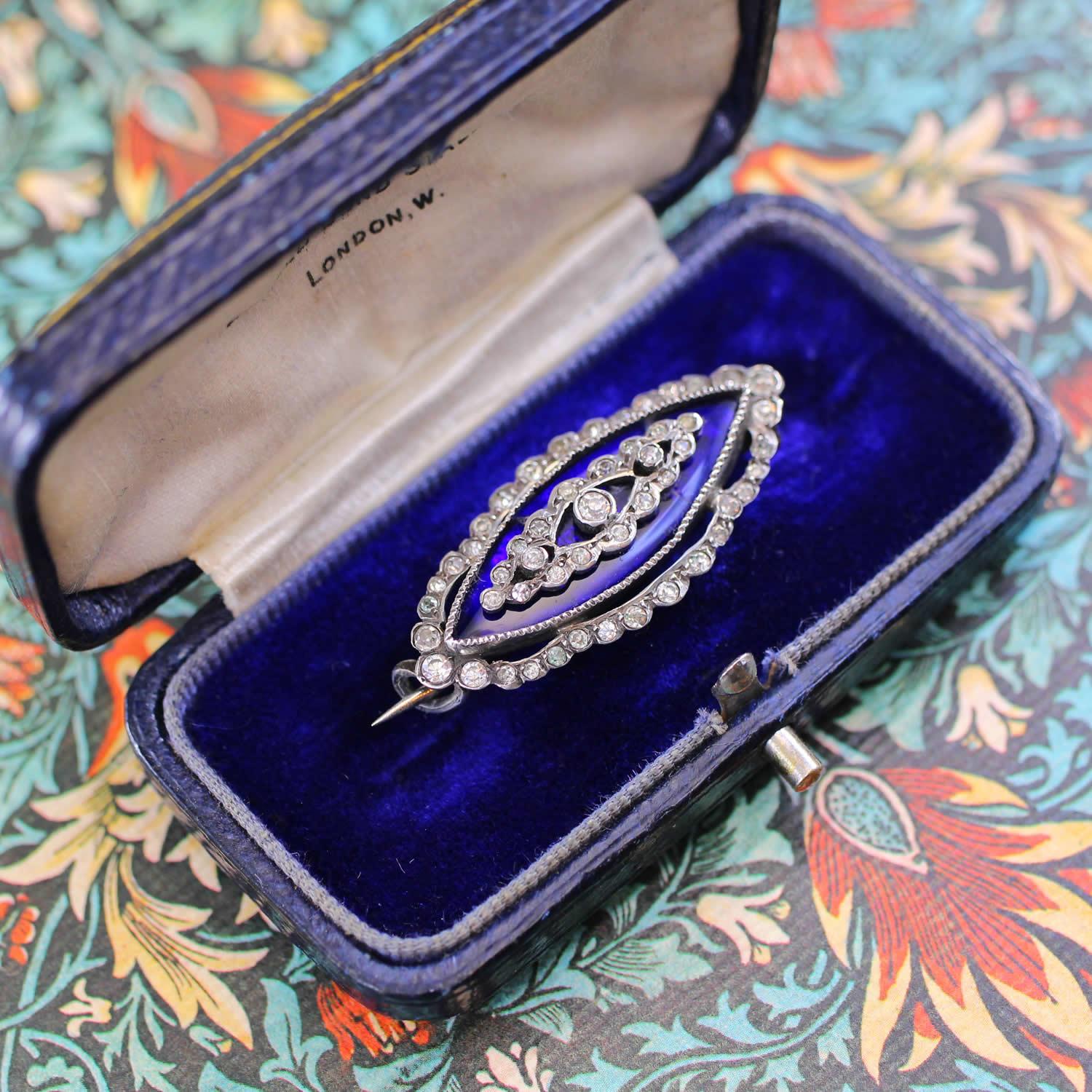 Vintage enamel brooches on sale