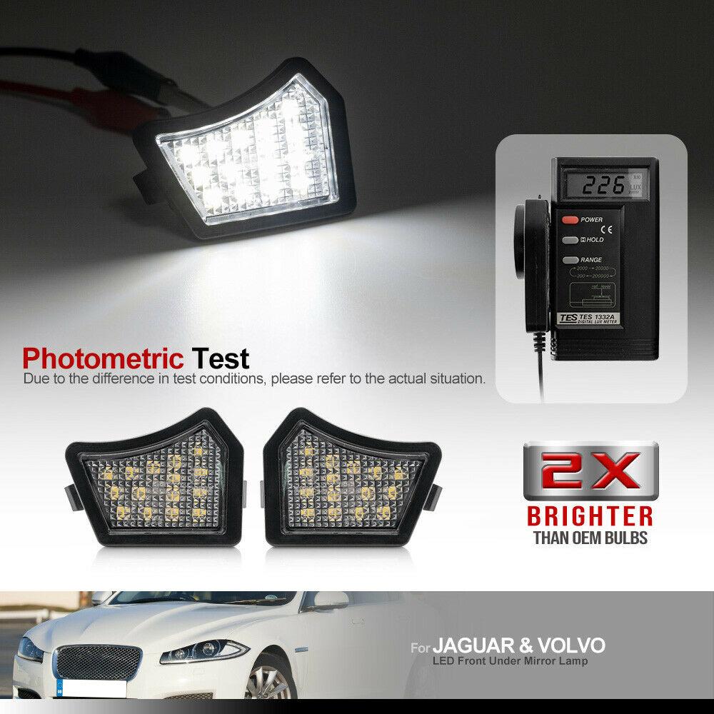 2x License Plate Lights For VOLVO C30 C70 S80 V70 XC70 S40 V50 S60 V60 XC60  XC90