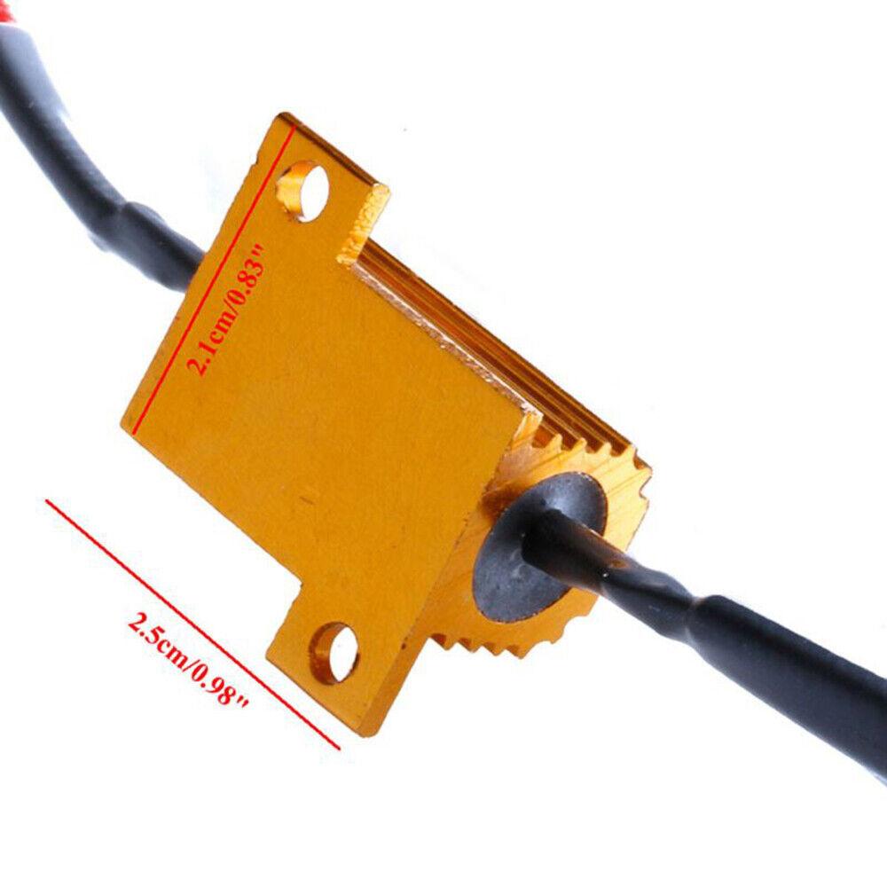 2x T10 501 Resistor Led Light Error Free Canbus 12v Decoder